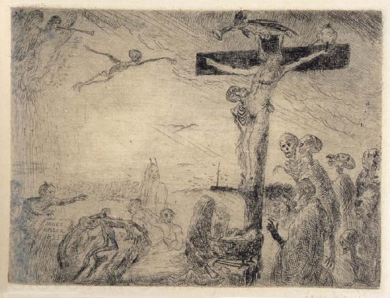 James Ensor Christ Tormented by Demons Norge oil painting art